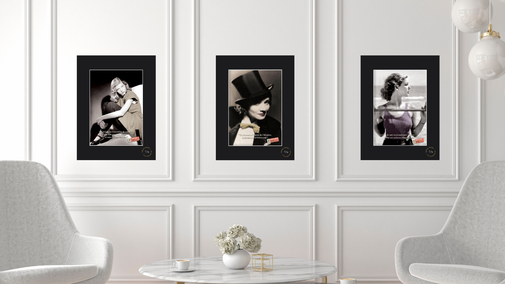 Tirages_de_colection_cinma_toiles-d-hollywood_akimoff_collections_Lauren_bacall_marlene_dietrich_loretta_young