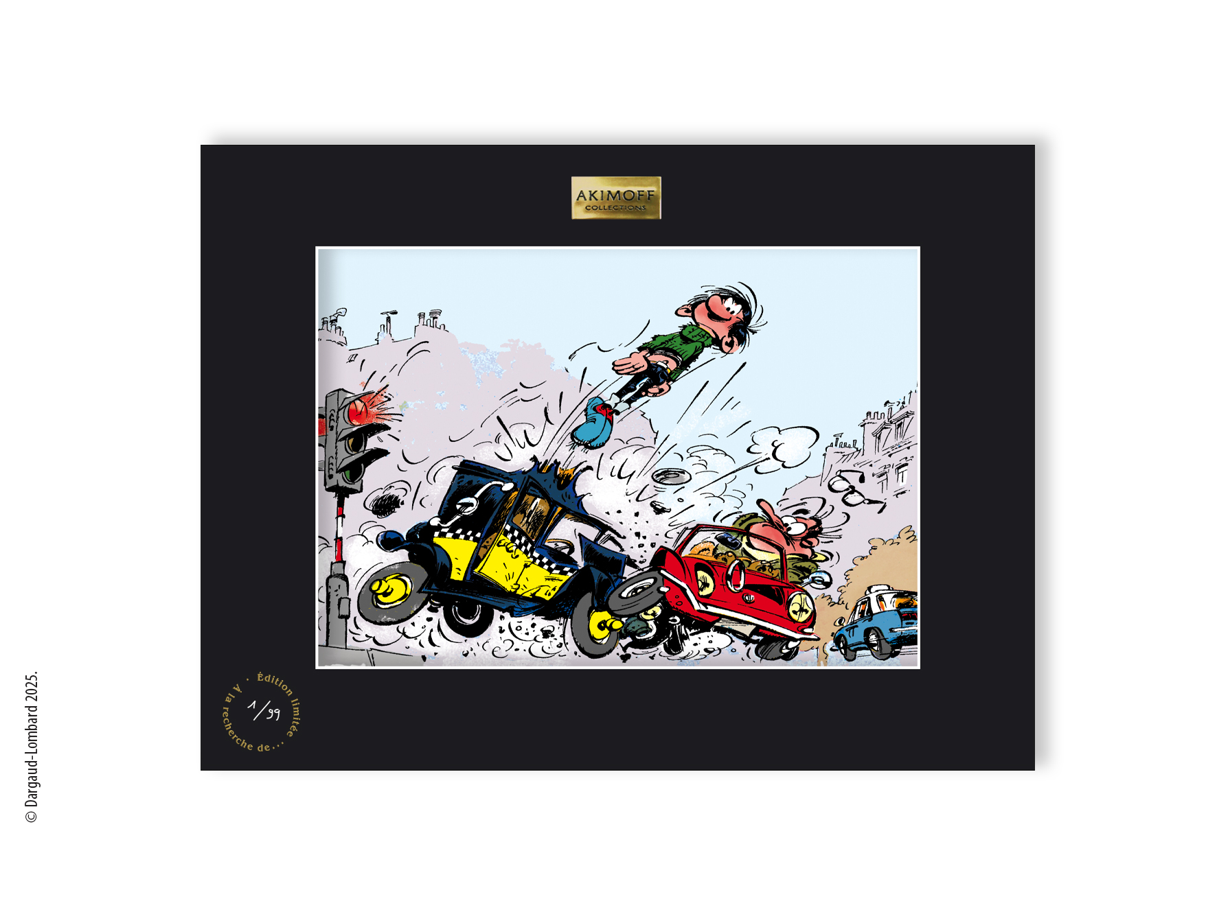 TIRAGE DE COLLECTION GASTON LAGAFFE - ROI DE LA CIRCULATION