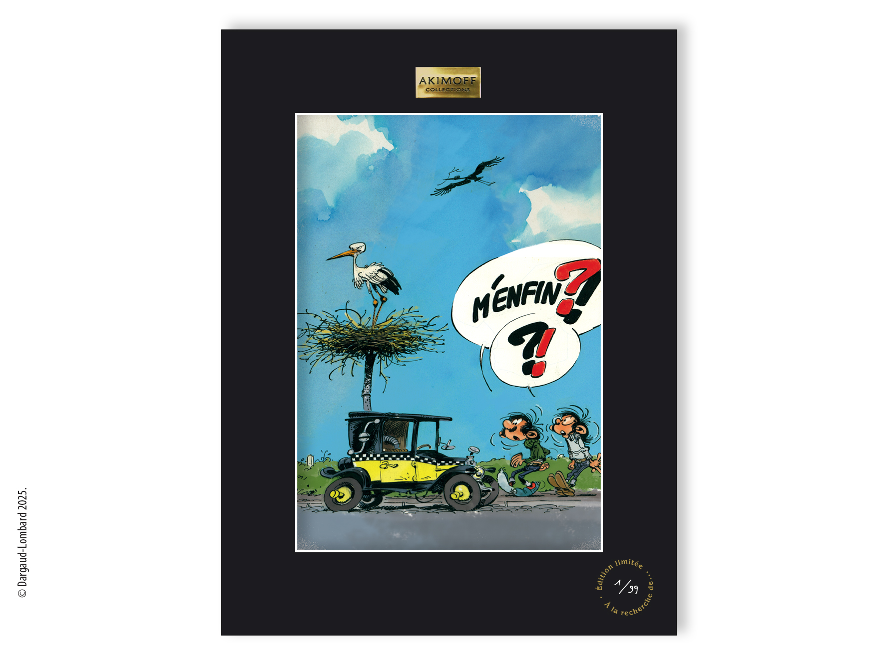 TIRAGE DE COLLECTION GASTON LAGAFFE - NID  GAFFES