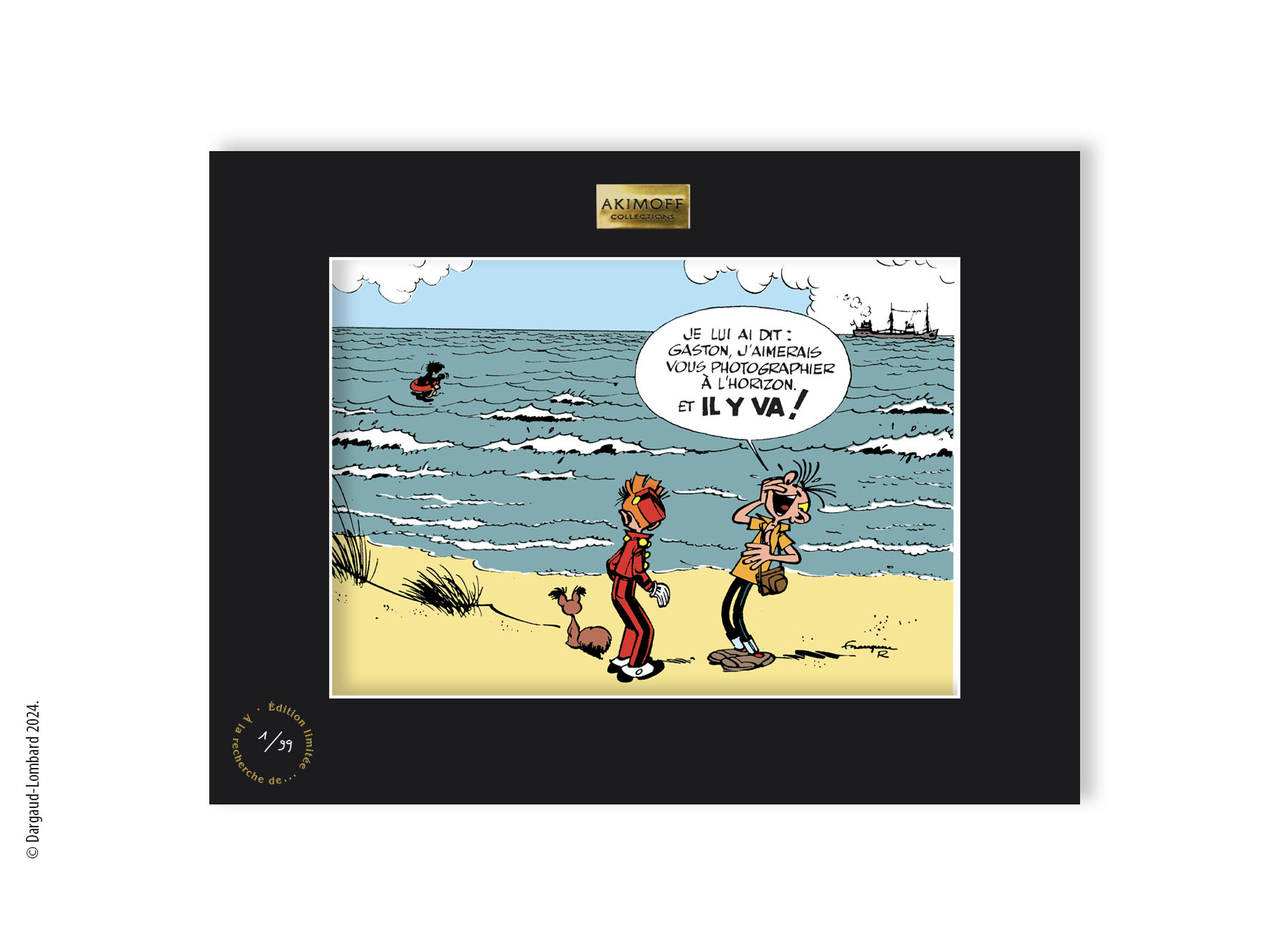 TIRAGE DE COLLECTION GASTON LAGAFFE - HORIZON