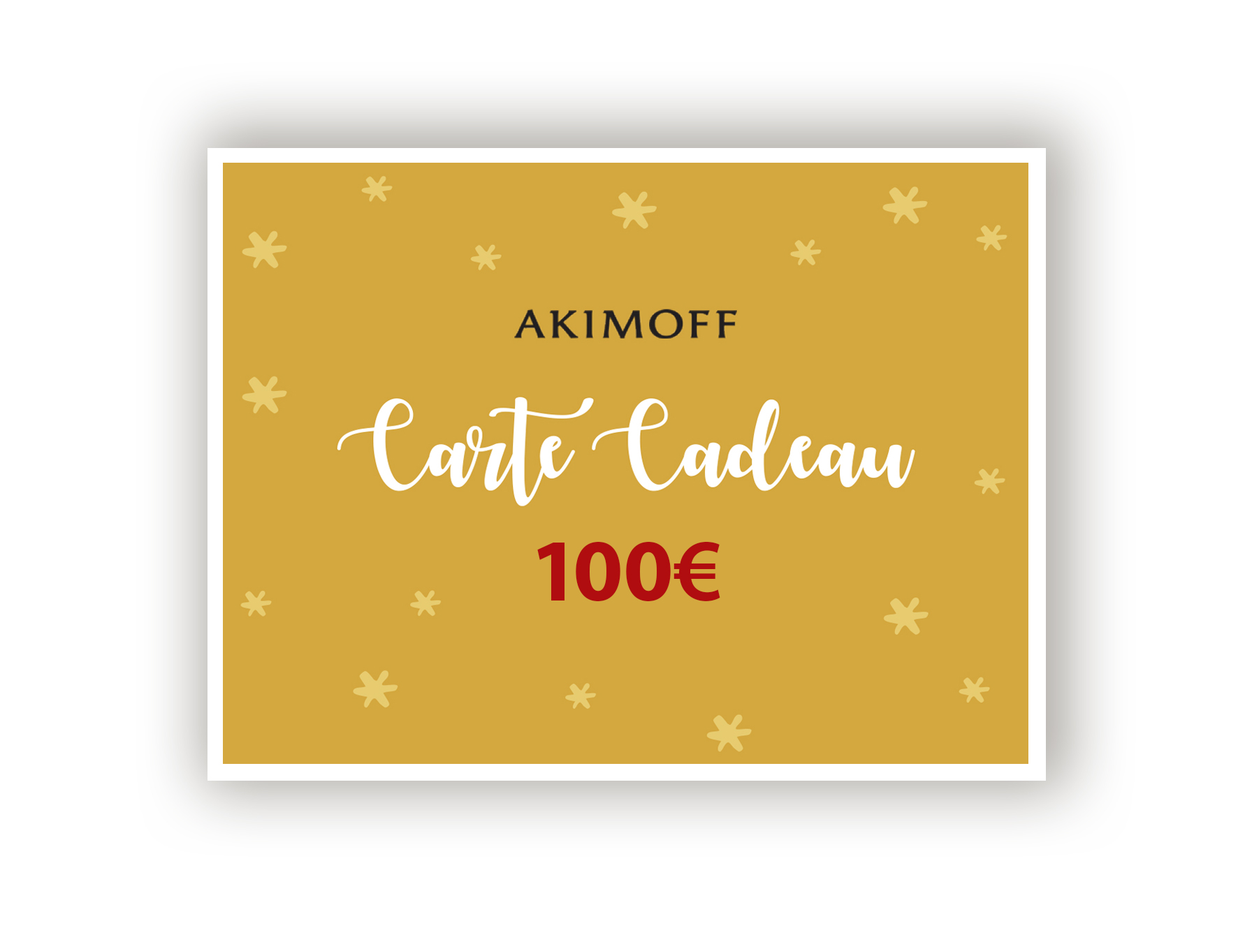 CARTE CADEAU AKIMOFF - 100€