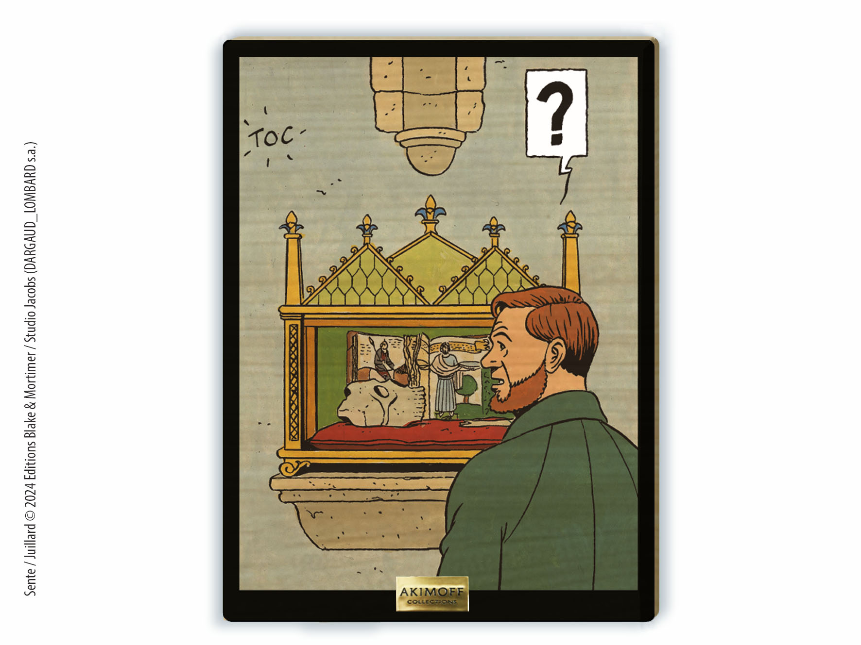 TABLEAU EN ERABLE BLAKE ET MORTIMER • SIGN OLRIK