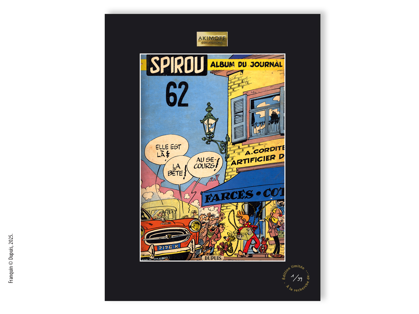 TIRAGE DE COLLECTION FRANQUIN LE JOURNAL SPIROU