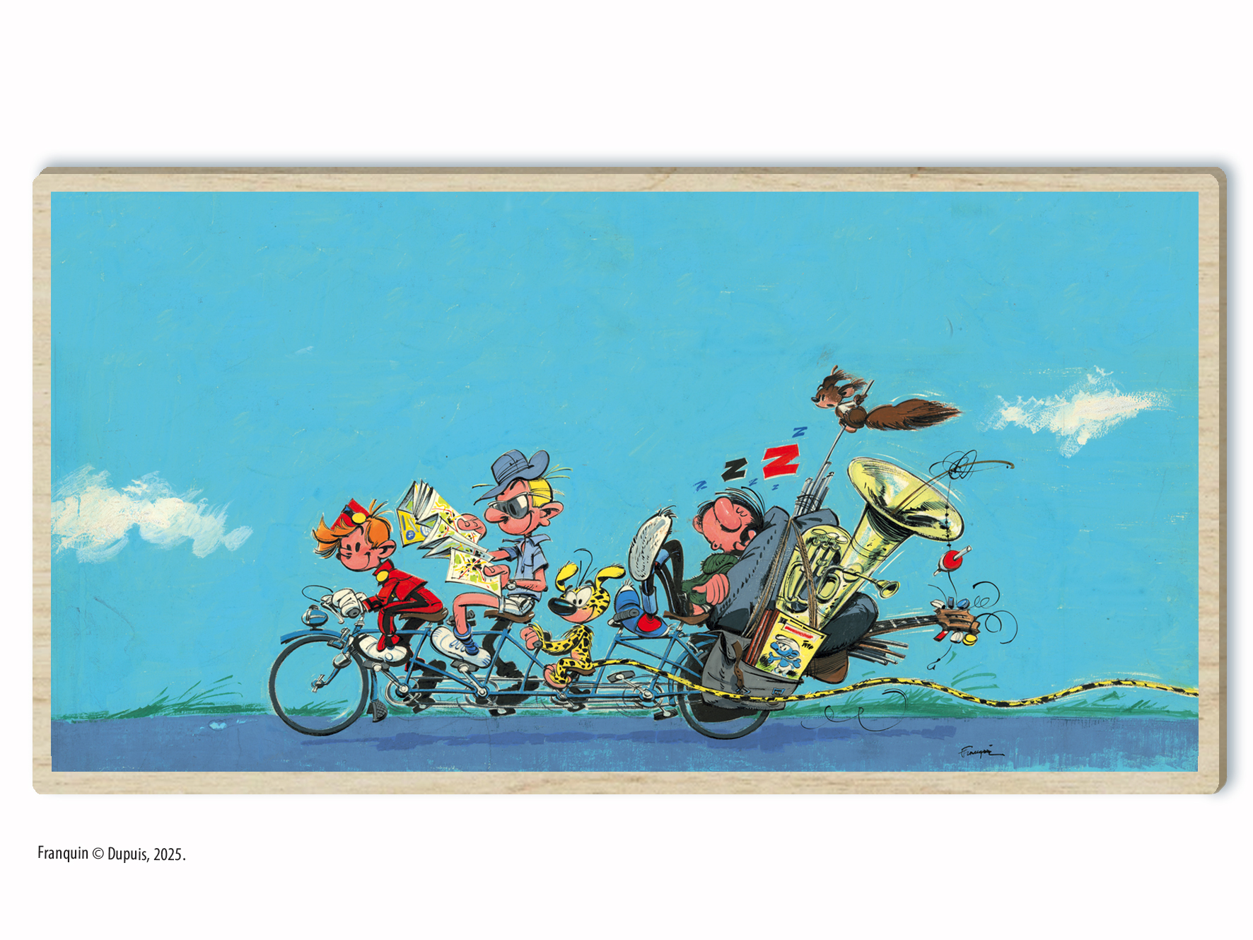 TABLEAU DE COLLECTION FRANQUIN LE JOURNAL SPIROU