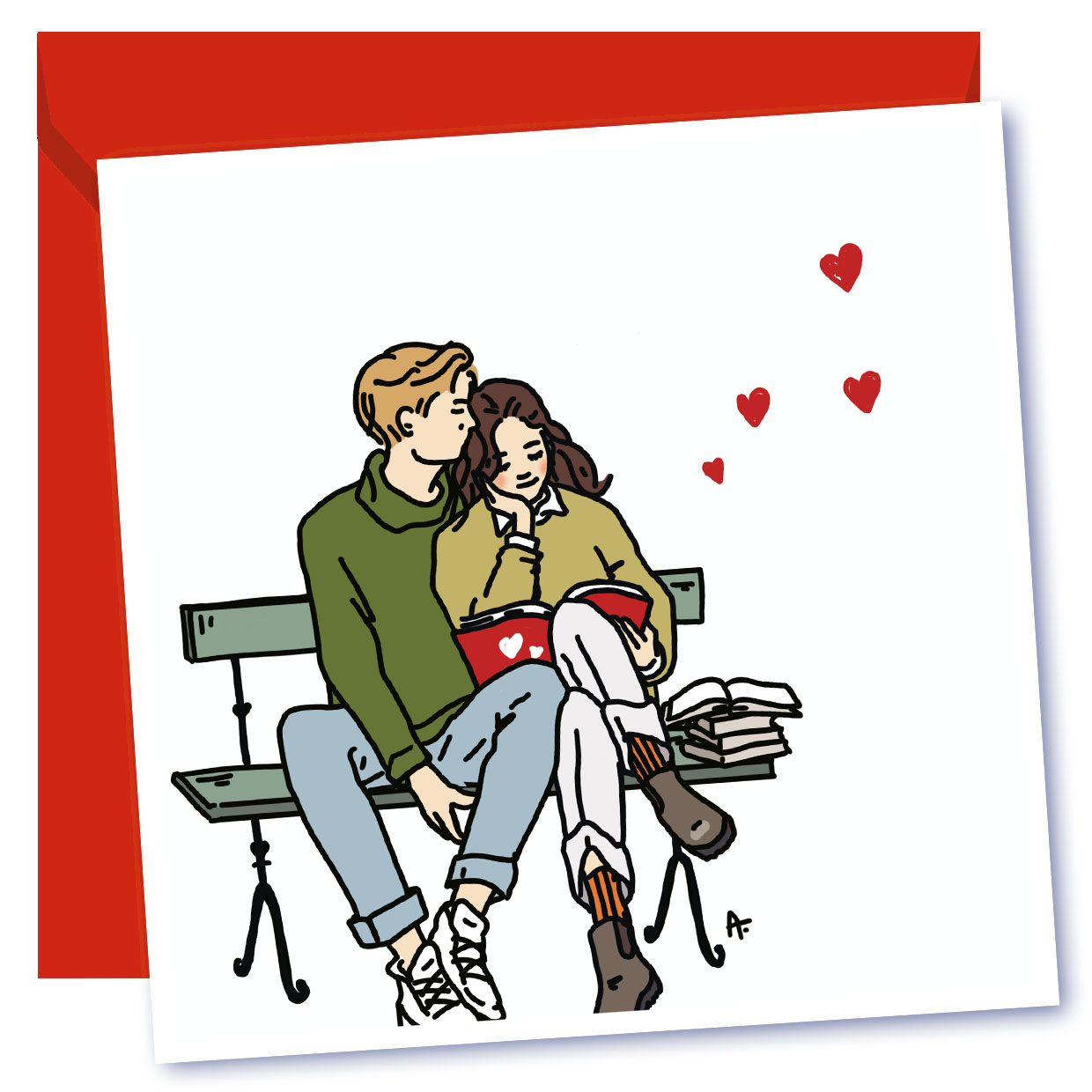 Carte postale JE T’AIME