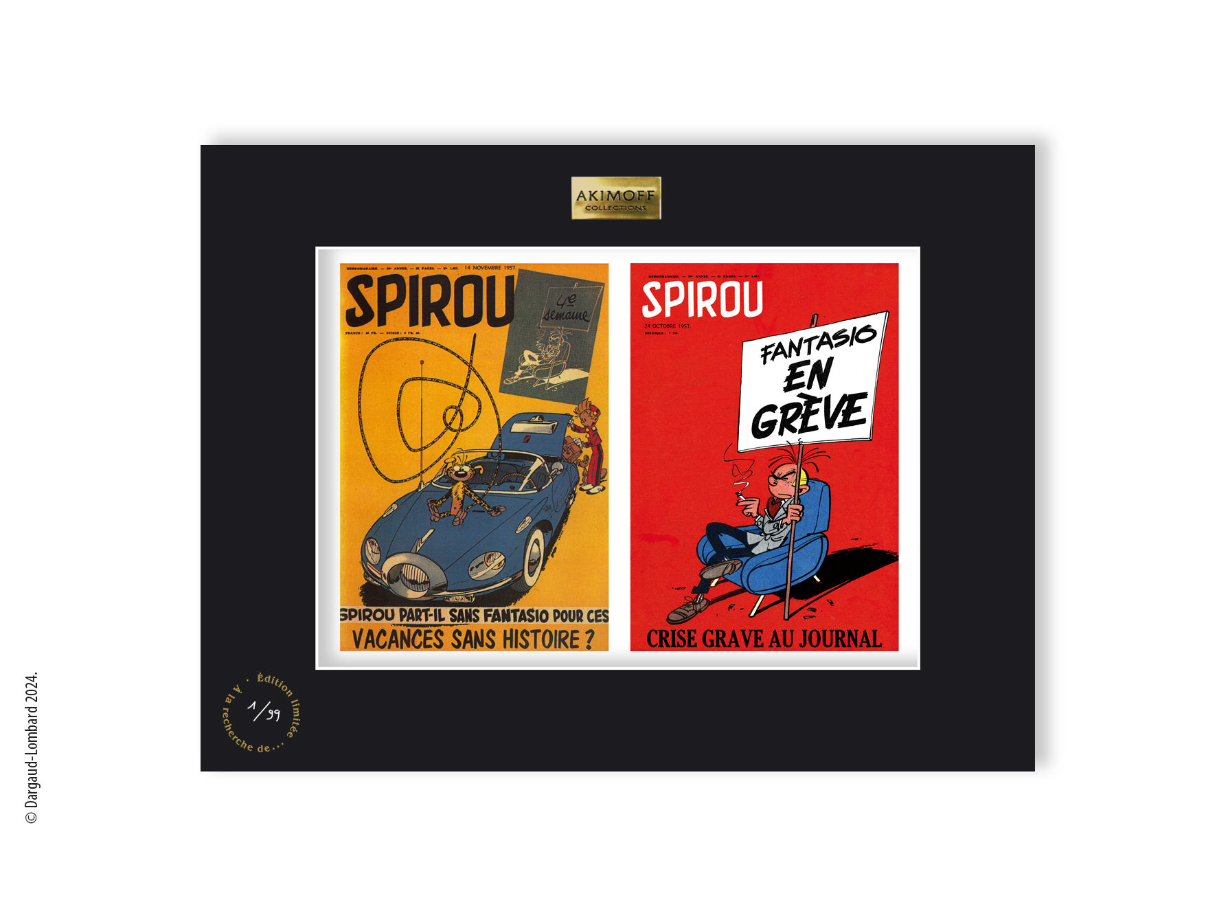 TIRAGE DE COLLECTION FRANQUIN LE JOURNAL SPIROU
