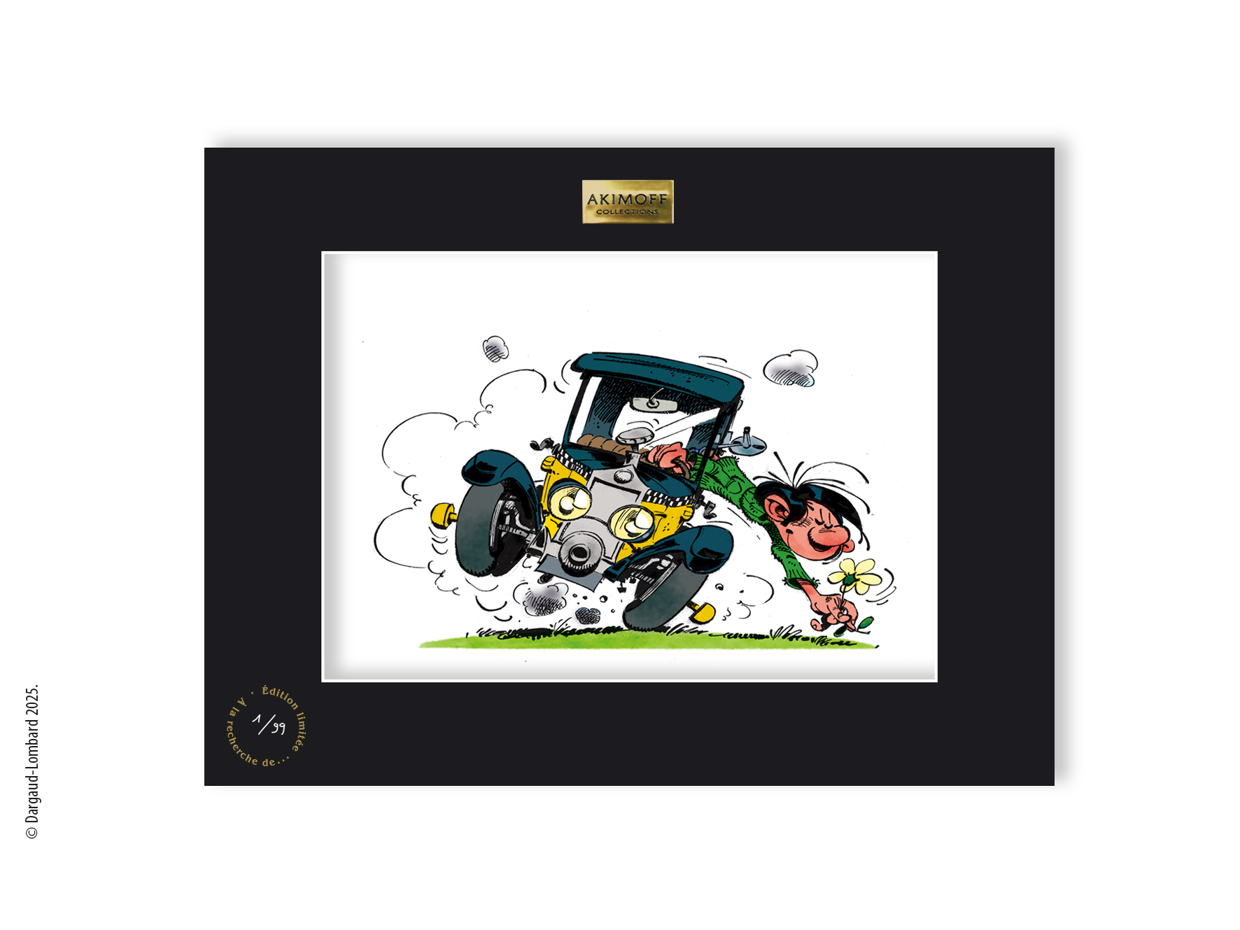TIRAGE DE COLLECTION GASTON CUEILLETTE EN FIAT 509