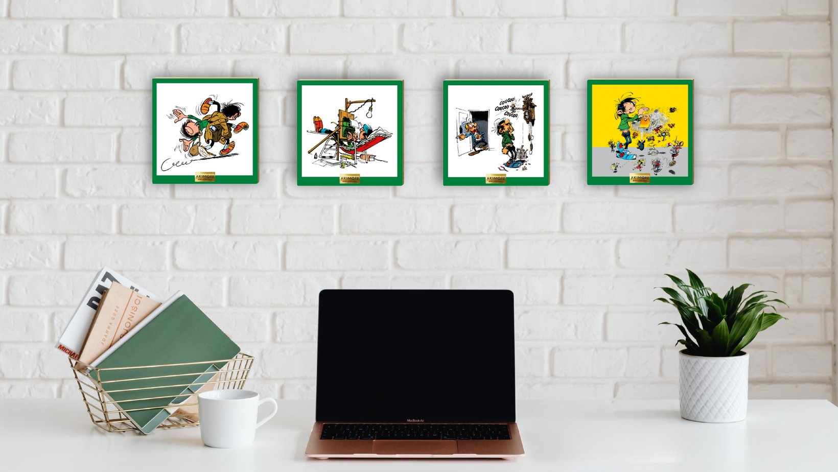 Gaston Lagaffe tirage de collection sport & vacances