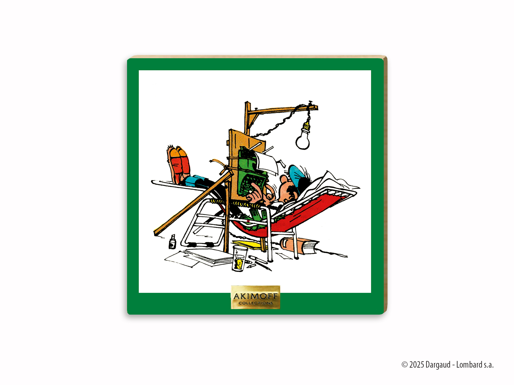 TABLEAU DE COLLECTION EN BOIS GASTON