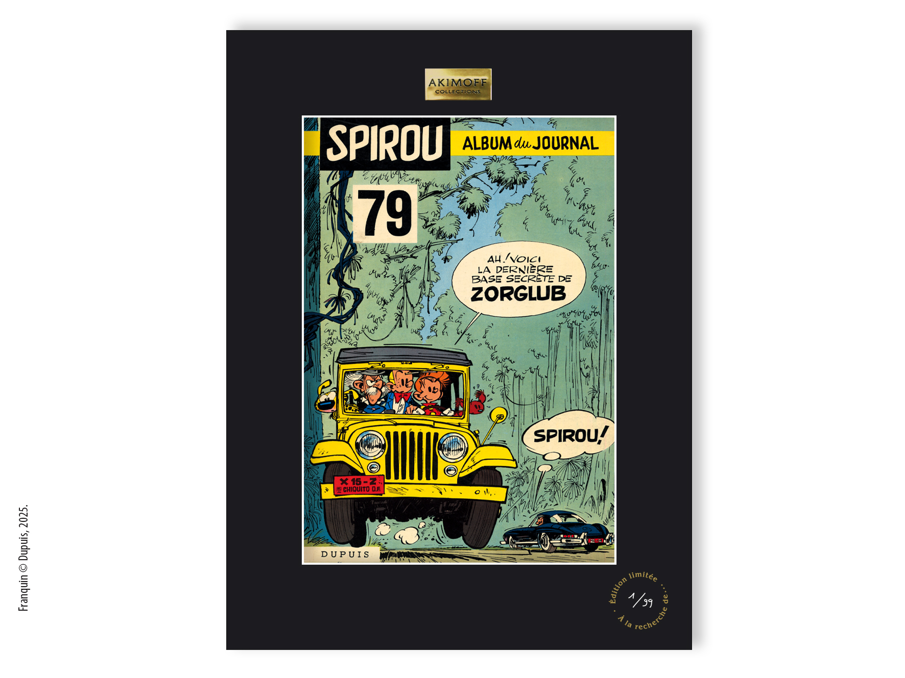 TIRAGE DE COLLECTION FRANQUIN LE JOURNAL SPIROU