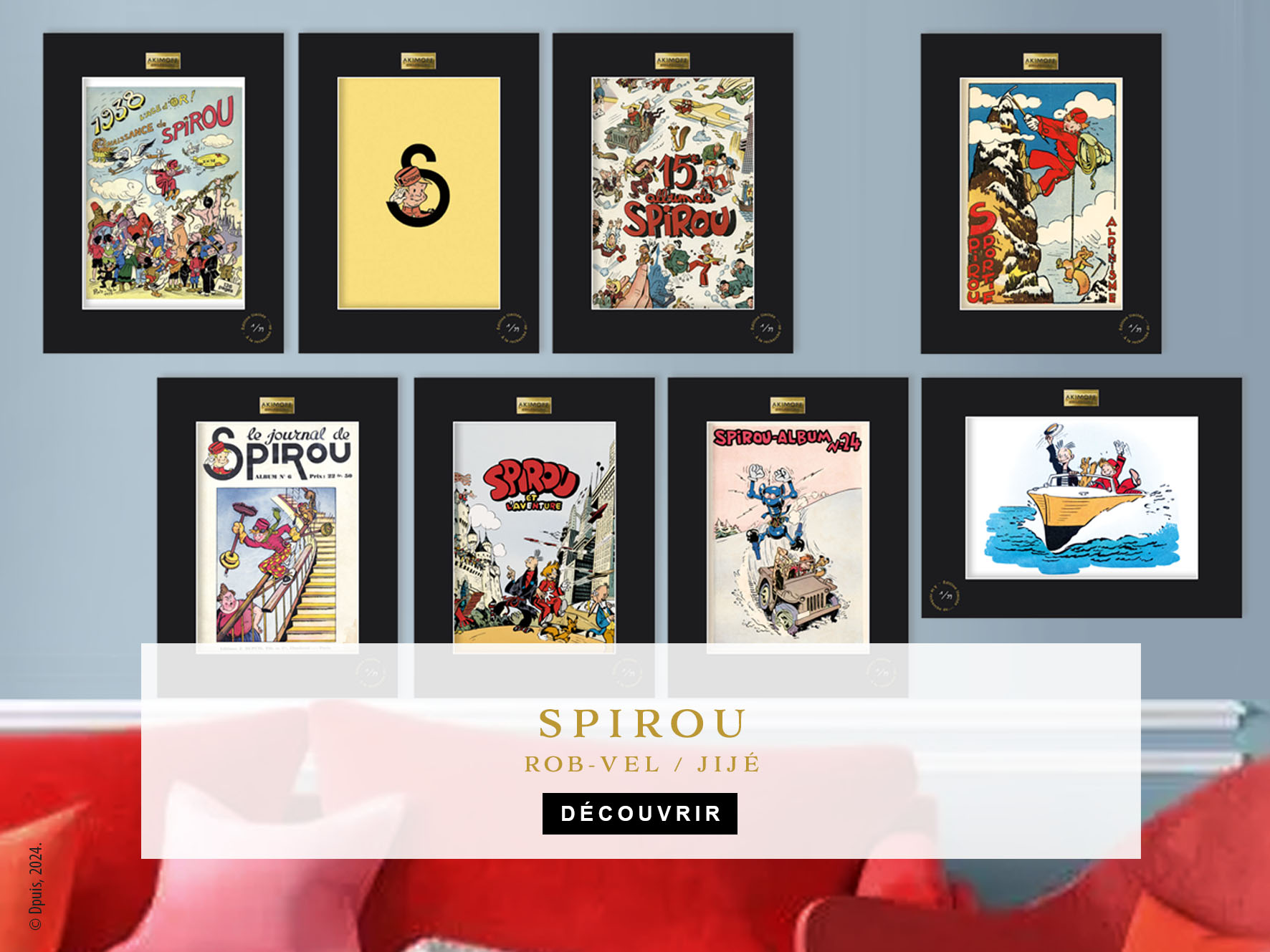 Collection Spirou Rob-Vel - Jij - Franquin - Bravo - Schwartz