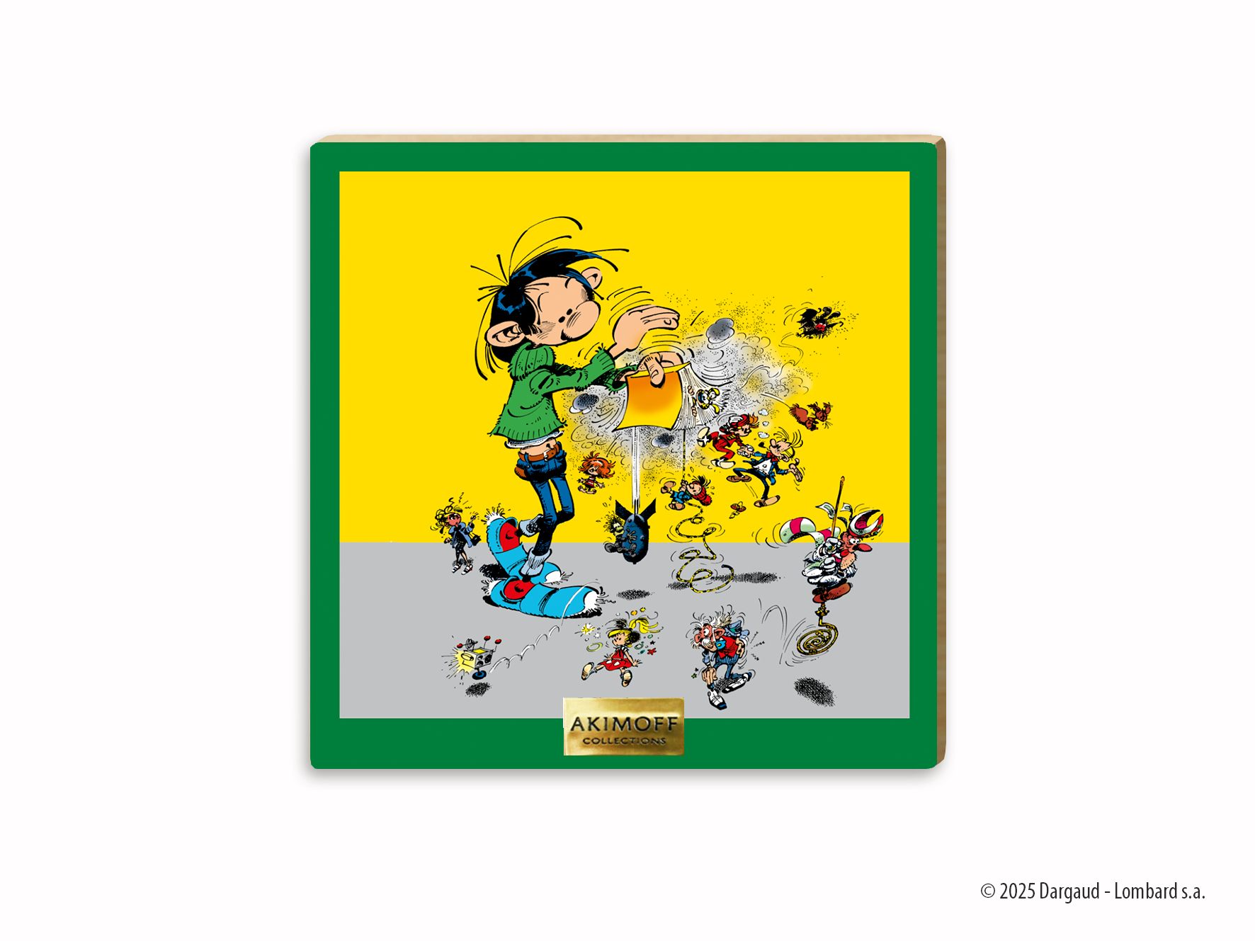 TABLEAU DE COLLECTION EN BOIS GASTON