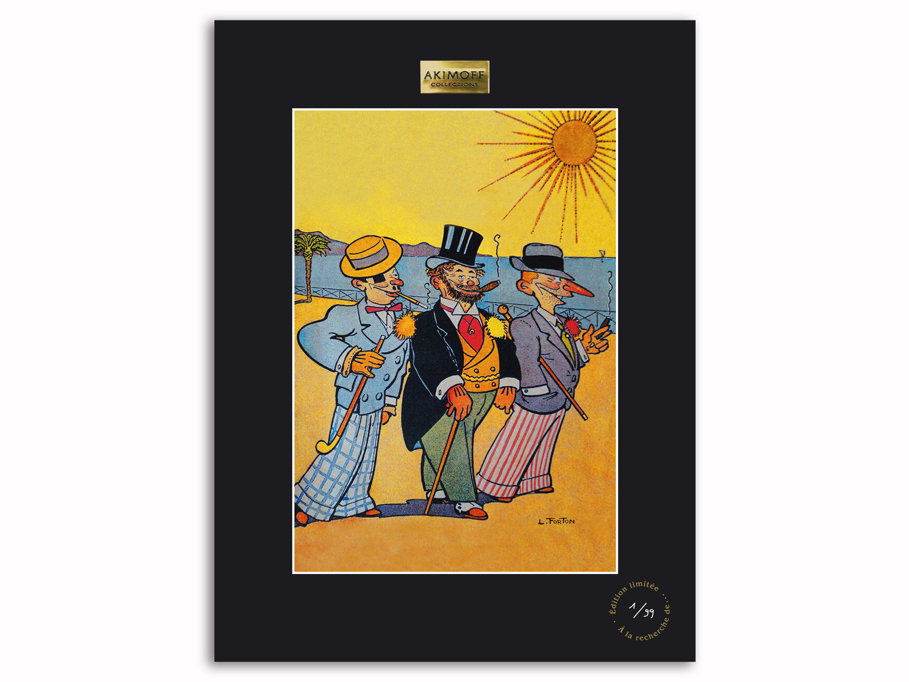 Tirage de collection louis forton les pieds nickeles extraordinaires équipées